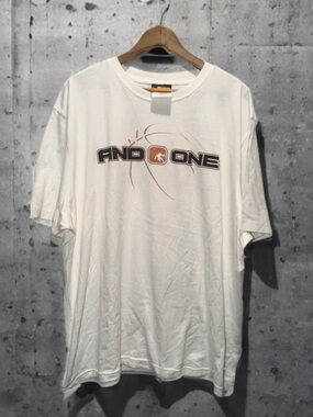 Vintage Y2K AND1 Basketball Graphic T Shirt XL Oversized 01 Back Hit